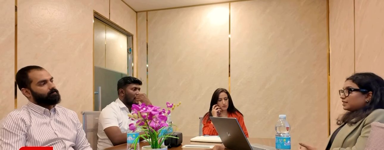 The MKB team in a strategic meeting with free zone partners
